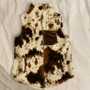 Soft Cow Hyde Inspired Vest